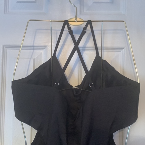 NWT SHE + SKY Black Maxi Dress Size L #168 - Picture 5 of 11